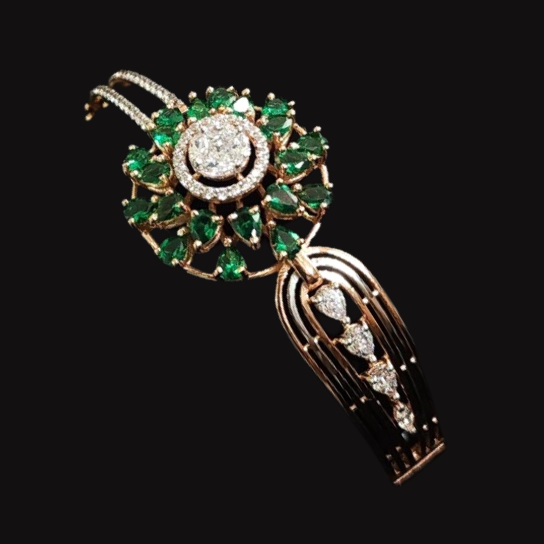 Kimtee Jewellers - Cosmic Orbit Gold Kada